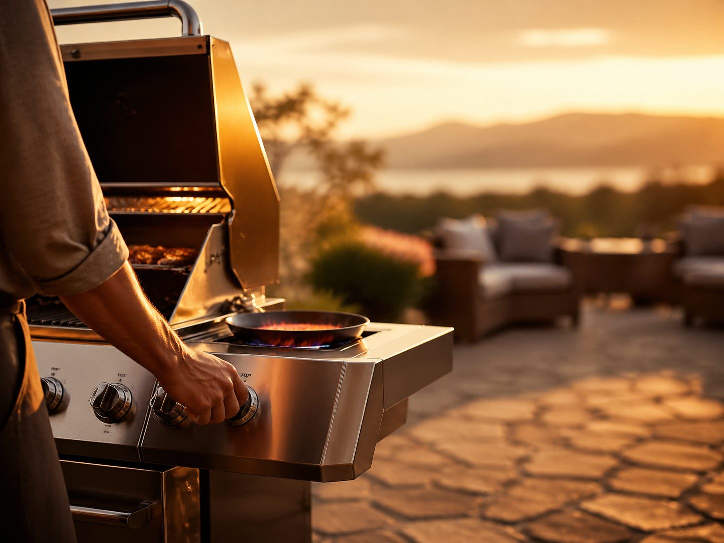 Outdoor Grills in premium outdoor kitchen context, Grill Island